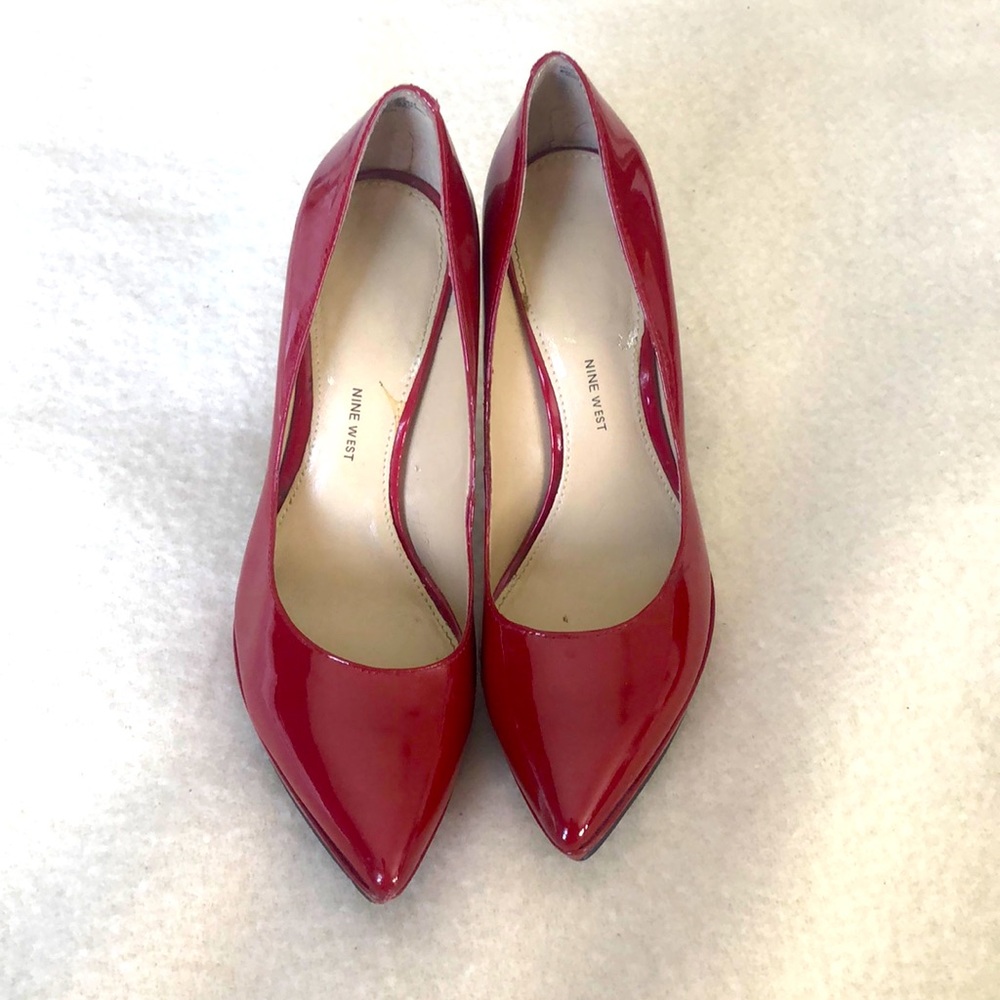 Red Nine West Stilletto